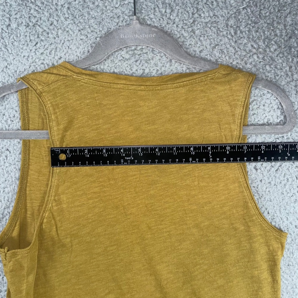 Madewell Pocket Tank Top Women Medium V Neck Sleeveless Basic Academia Relaxed‎ - Picture 6 of 12